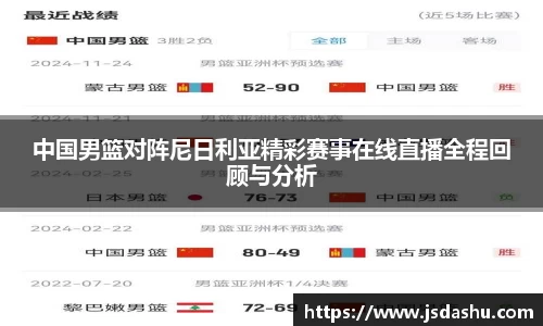 中国男篮对阵尼日利亚精彩赛事在线直播全程回顾与分析